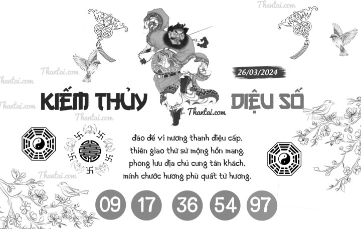KIẾM THỦY DIỆU SỐ 11/03/2024
