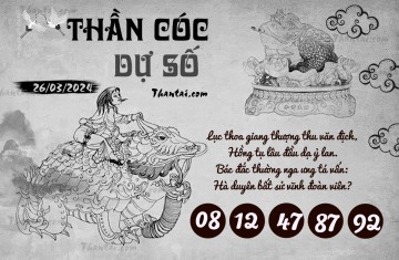 THẦN CÓC DỰ SỐ 26/03/2024