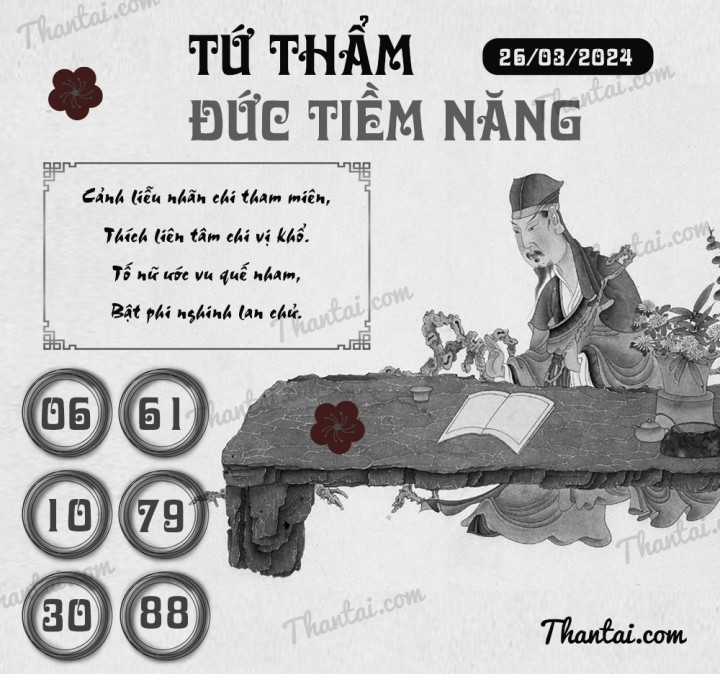 TỨ THẨM ĐỨC TIỀM NĂNG 11/03/2024