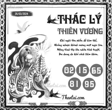 THÁC LÝ THIÊN VƯƠNG 26/03/2024