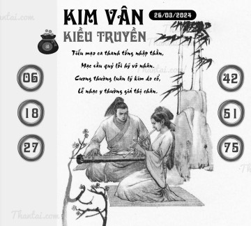 KIM VÂN KIỀU TRUYỀN 26/03/2024