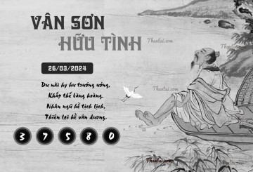 VÂN SƠN HỮU TÌNH 26/03/2024