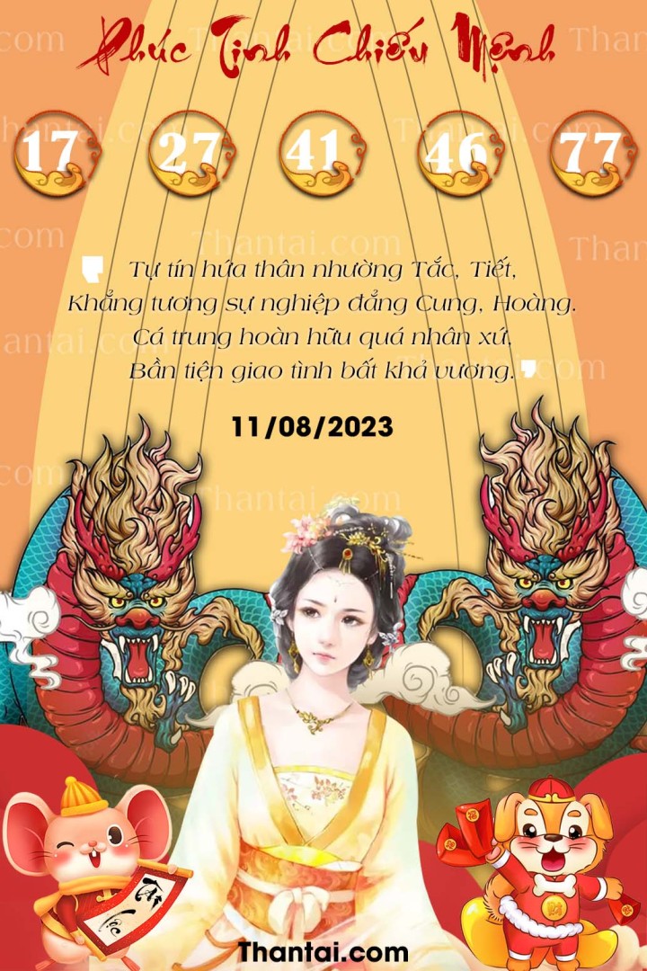 Phúc Tinh Chiếu Mệnh 27/07/2023