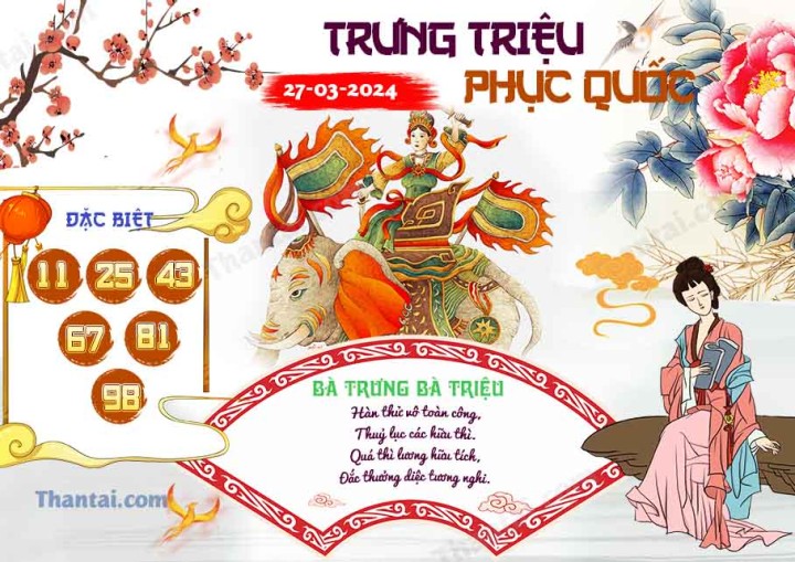 Trưng Triệu Phục Quốc 12/03/2024