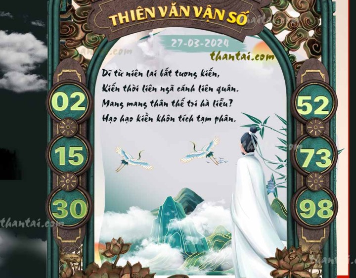 THIÊN VĂN VẬN SỐ 12/03/2024