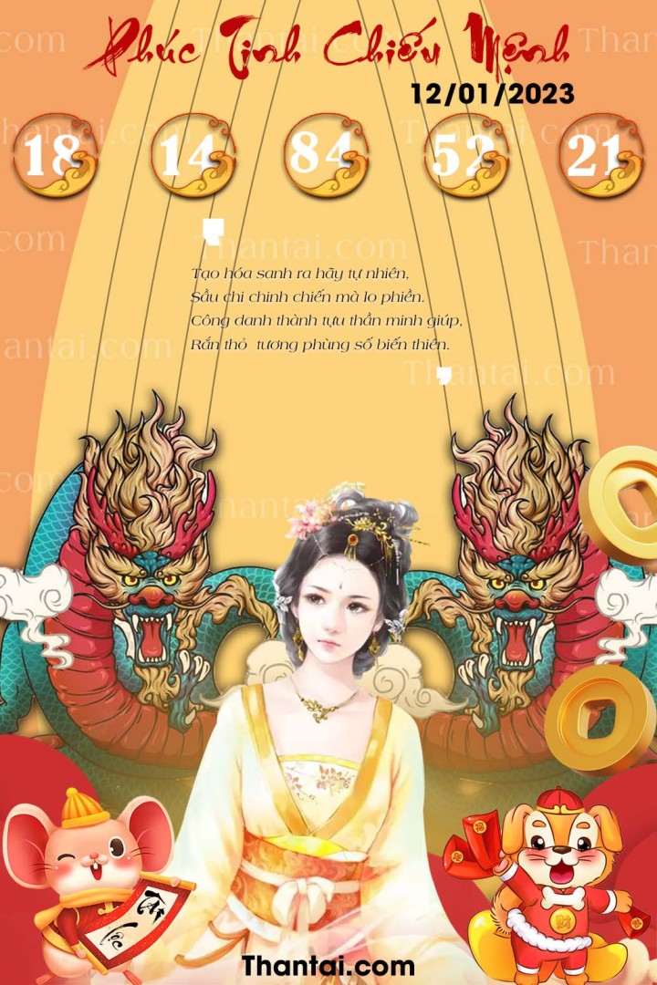 Phúc Tinh Chiếu Mệnh 01/01/2023