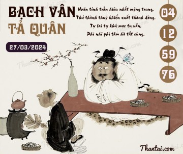 Bạch Vân Tả Quân 27/03/2024