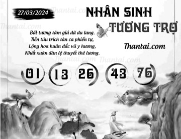 NHÂN SINH TƯƠNG TRỢ 27/03/2024