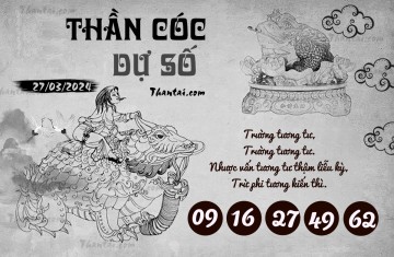 THẦN CÓC DỰ SỐ 27/03/2024