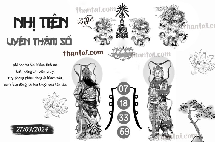 NHỊ TIÊN UYÊN THÂM SỐ 12/03/2024