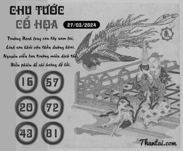 CHU TƯỚC CỔ HỌA 27/03/2024