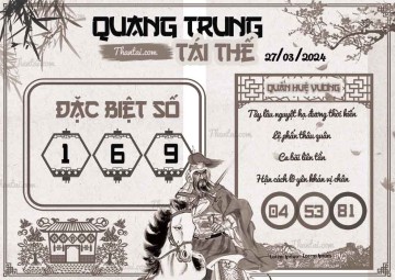 QUANG TRUNG TÁI THẾ 27/03/2024