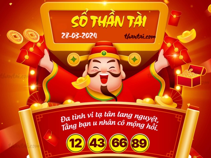SỔ THẦN TÀI 13/03/2024