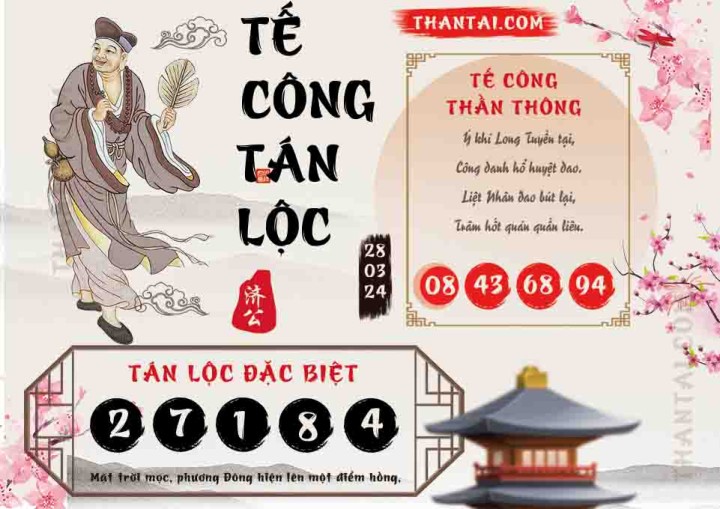 Tế Công Tán Lộc 13/03/2024