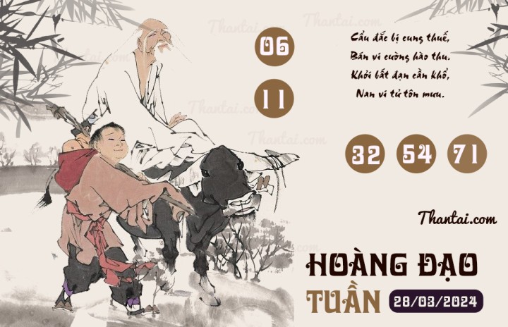 HOÀNG ĐẠO TUẦN 13/03/2024
