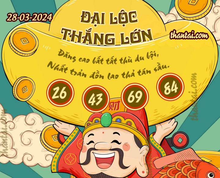ĐẠI LỘC THẮNG LỚN 13/03/2024