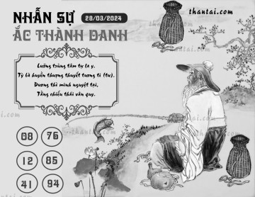 NHẪN SỰ ẮC THÀNH DANH 28/03/2024