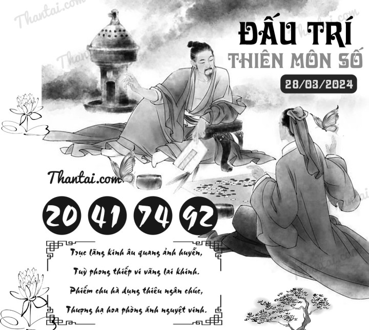 ĐẤU TRÍ THIÊN MÔN SỐ 13/03/2024