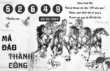 MÃ ĐÁO THÀNH CÔNG 28/03/2024