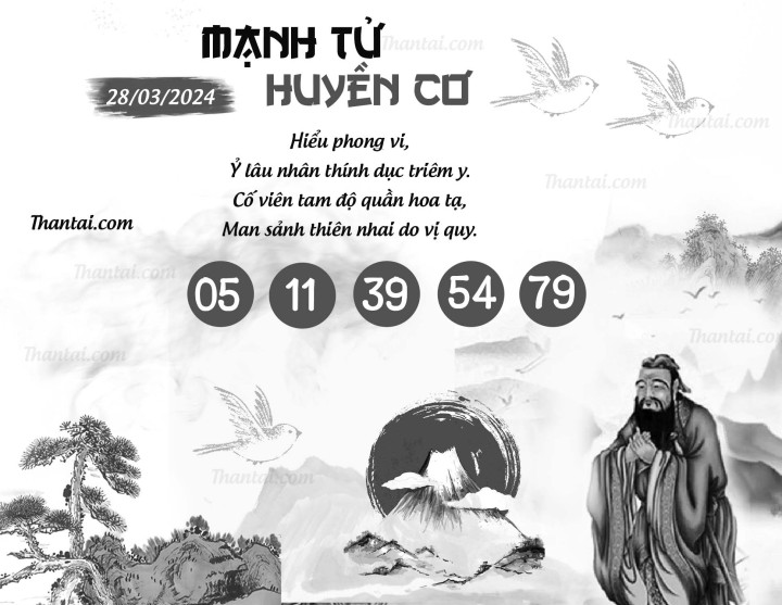MẠNH TỬ HUYỀN CƠ 13/03/2024