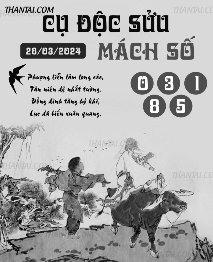 CỤ ĐỘC SỬU MÁCH SỐ 13/03/2024