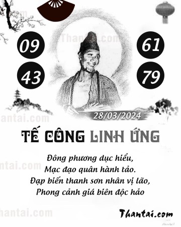 TẾ CÔNG LINH ỨNG 28/03/2024