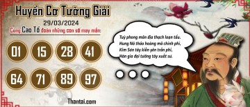 Huyền Cơ Tường Giải 29/03/2024