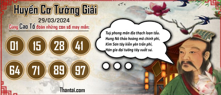 Huyền Cơ Tường Giải 14/03/2024