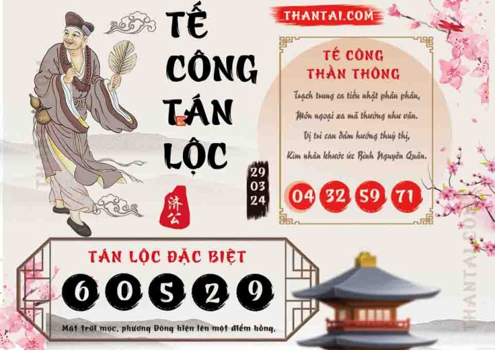 Tế Công Tán Lộc 14/03/2024