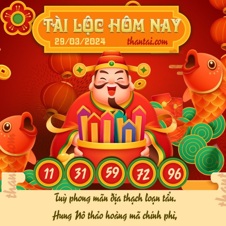 Tài Lộc Hôm Nay 14/03/2024