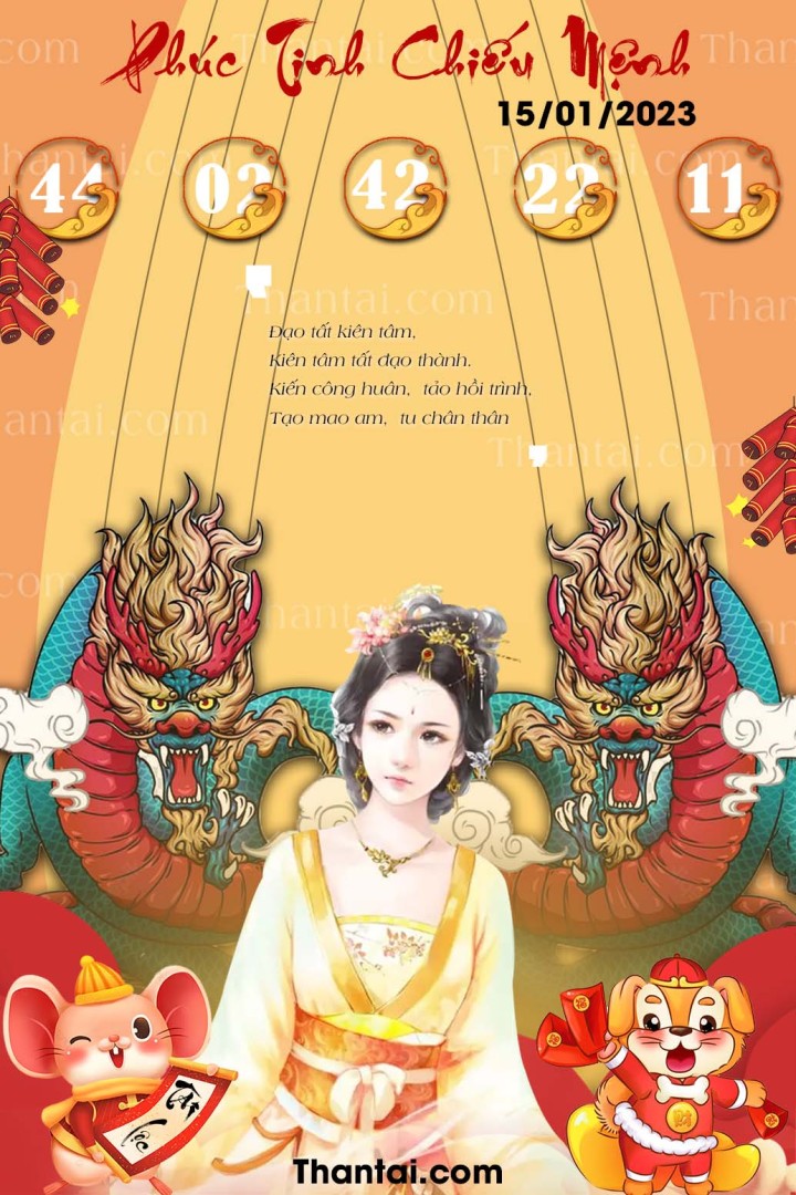 Phúc Tinh Chiếu Mệnh 01/01/2023
