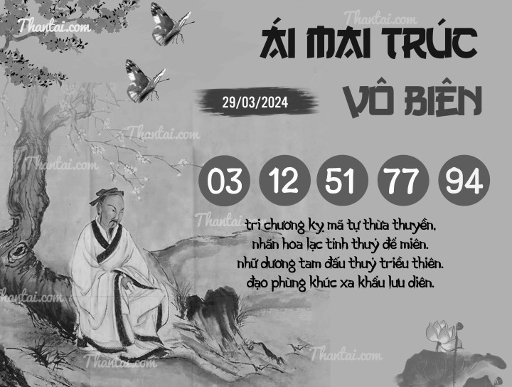ÁI MAI TRÚC VÔ BIÊN 14/03/2024