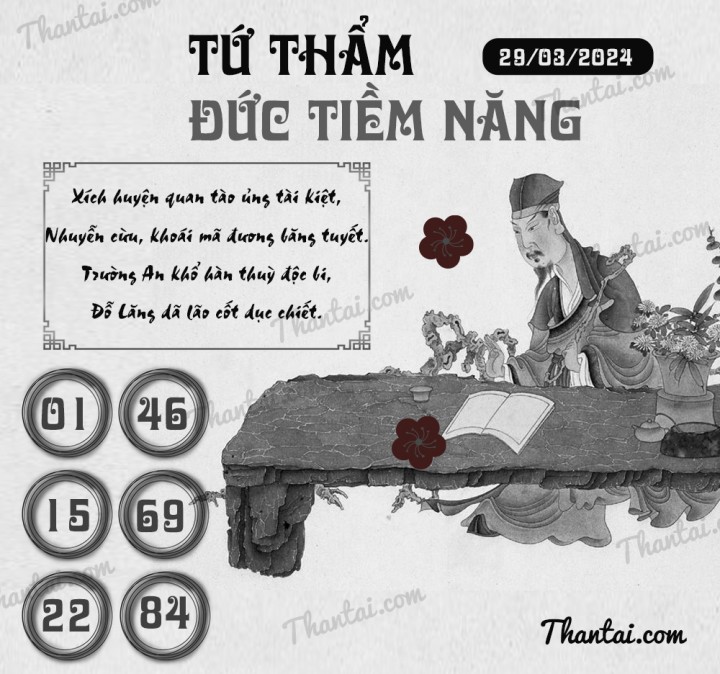 TỨ THẨM ĐỨC TIỀM NĂNG 14/03/2024