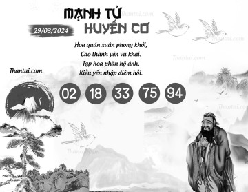 MẠNH TỬ HUYỀN CƠ 29/03/2024