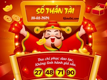 SỔ THẦN TÀI 30/03/2024