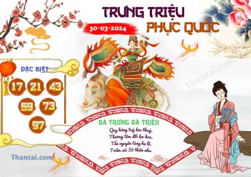 Trưng Triệu Phục Quốc 30/03/2024