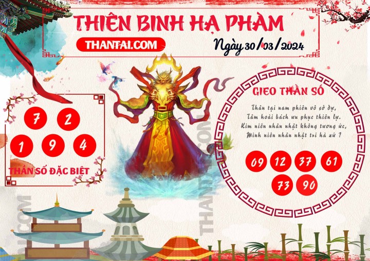 Thiên Binh Hạ Phàm 15/03/2024