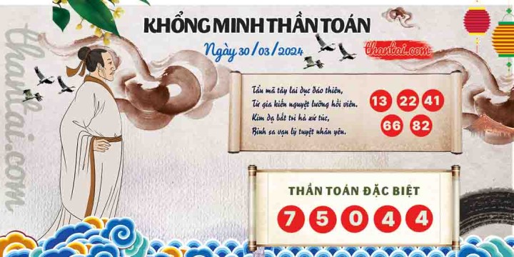 Khổng Minh Thần Toán 15/03/2024