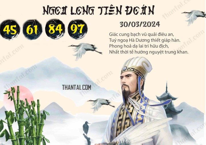 Ngọa Long Tiên Đoán 15/03/2024