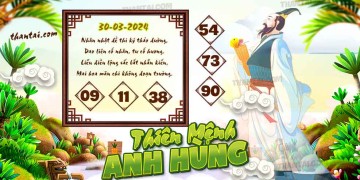 THIÊN MỆNH ANH HÙNG 30/03/2024