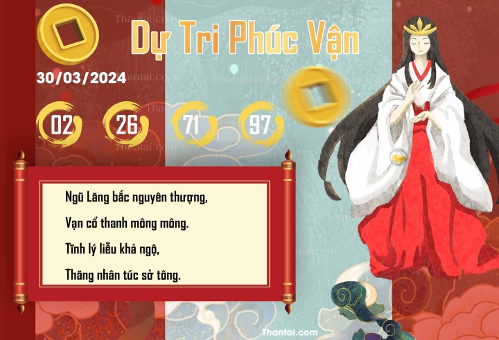 DỰ TRI PHÚC VẬN 15/03/2024