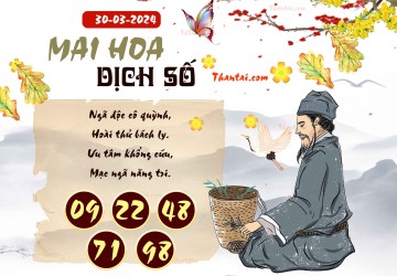 Mai Hoa Dịch Số 30/03/2024