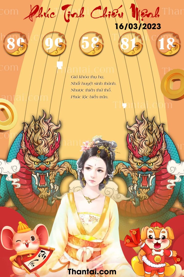 Phúc Tinh Chiếu Mệnh 01/03/2023