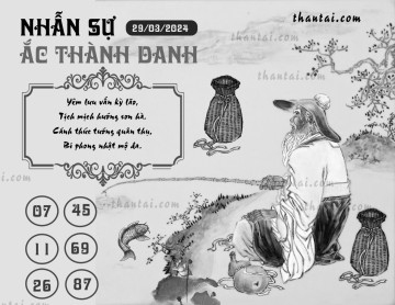 NHẪN SỰ ẮC THÀNH DANH 30/03/2024