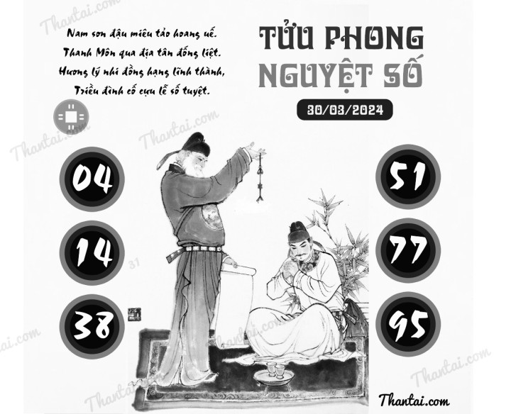 TỬU PHONG NGUYỆT SỐ 15/03/2024
