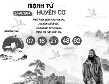 MẠNH TỬ HUYỀN CƠ 30/03/2024