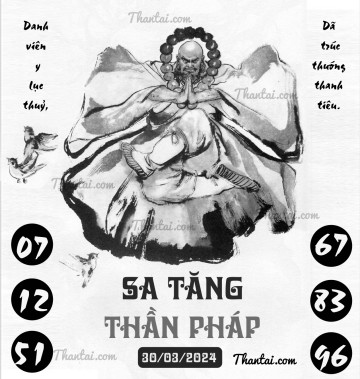 SA TĂNG THẦN PHÁP 30/03/2024