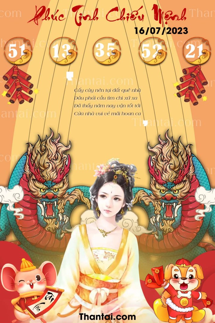 Phúc Tinh Chiếu Mệnh 01/07/2023