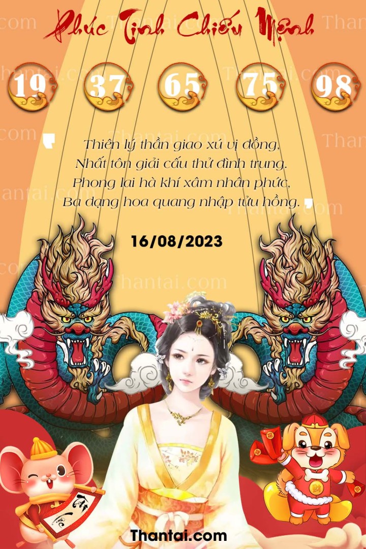 Phúc Tinh Chiếu Mệnh 01/08/2023