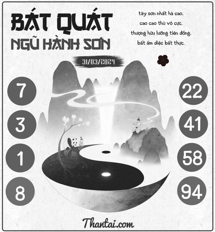 BÁT QUÁI NGŨ HÀNH SƠN 16/03/2024
